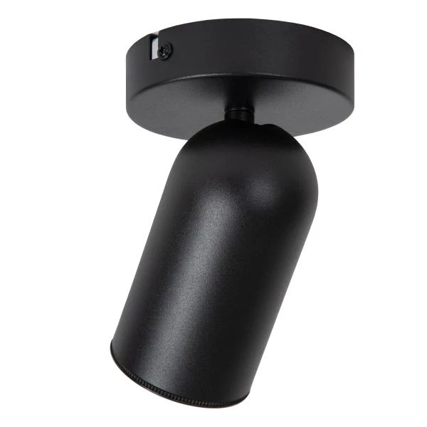 Lucide PUNCH - Ceiling spotlight - 1xGU10 - Black - detail 1